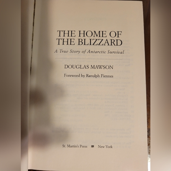 HC/DJ The Home of the Blizzard : A True Story of Antarctic Survival VG condition - Picture 8 of 8